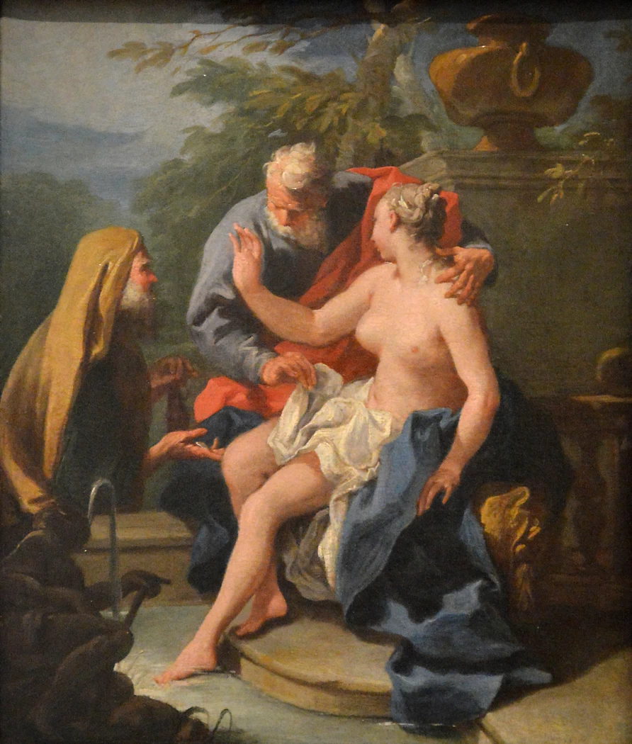 75-Susanna e i vecchion - Louvre, Parigi